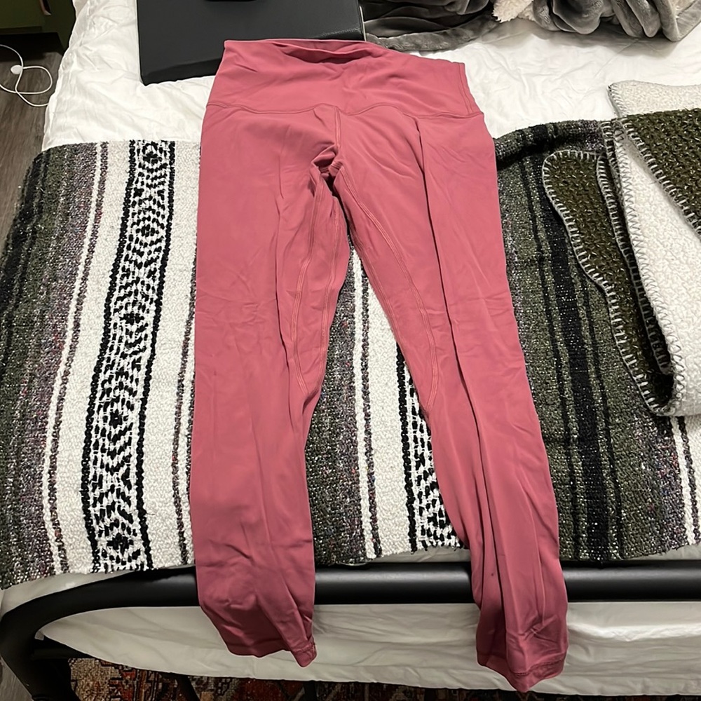Pink Lululemon Aligns 25”